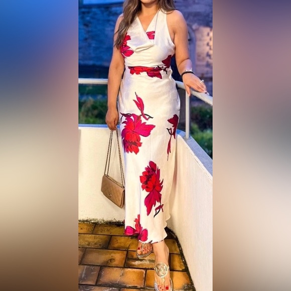 34. NWOT Zara influencer Fav floral Maxi - Picture 5 of 6